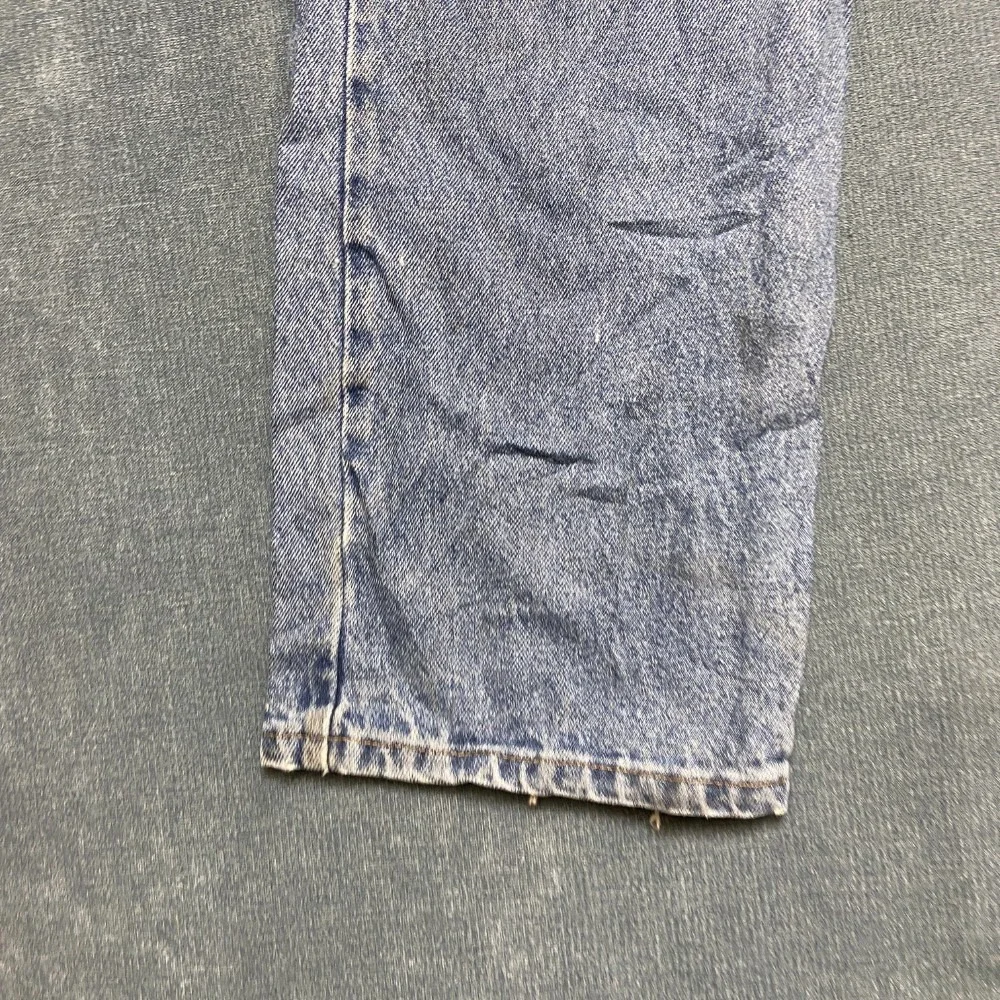 Wrangler Premium Quality Jeans Men 40x32 Blue Denim Cotton Stretch Relaxed Fit
